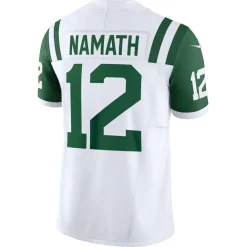 New York Jets Jerseys | Men^Men's Nike Joe Namath White Classic Alternate Vapor F.U.S.E. Retired Player Limited Jersey
