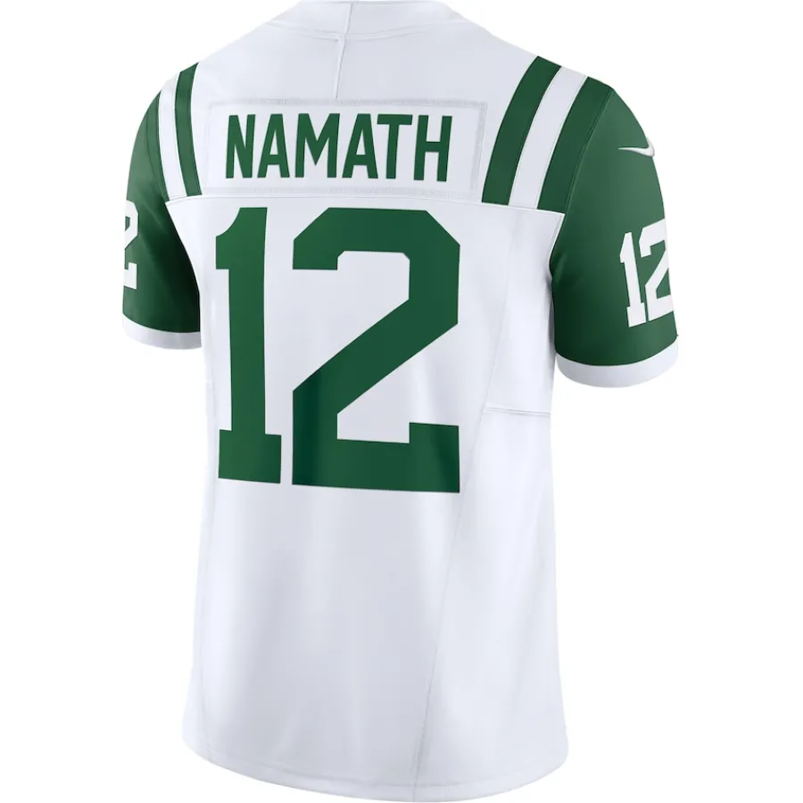 New York Jets Jerseys | Men^Men's Nike Joe Namath White Classic Alternate Vapor F.U.S.E. Retired Player Limited Jersey