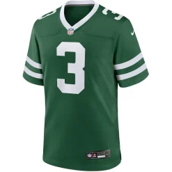 New York Jets Nike Game^Men's Nike Jordan Travis Legacy Green Team Game Jersey