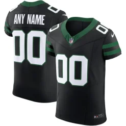 New York Jets Jerseys | Men^Men's Nike Legacy Black Alternate Vapor F.U.S.E. Elite Custom Jersey