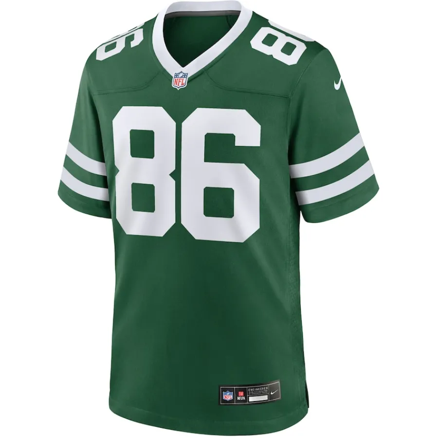New York Jets Nike Game^Men's Nike Malik Taylor Legacy Green Team Game Jersey