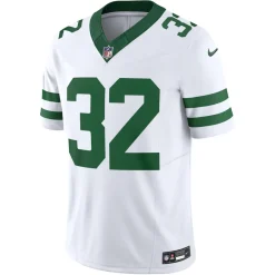 New York Jets Nike Limited^Men's Nike Michael Carter Legacy White Vapor F.U.S.E. Limited Jersey
