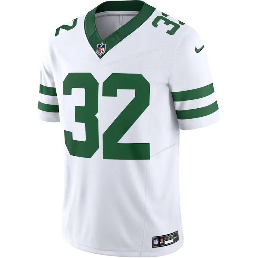 New York Jets Nike Limited^Men's Nike Michael Carter Legacy White Vapor F.U.S.E. Limited Jersey