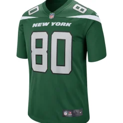 New York Jets Replica | Throwback^Men's Nike Wayne Chrebet Gotham Green Game Retired Player Jersey