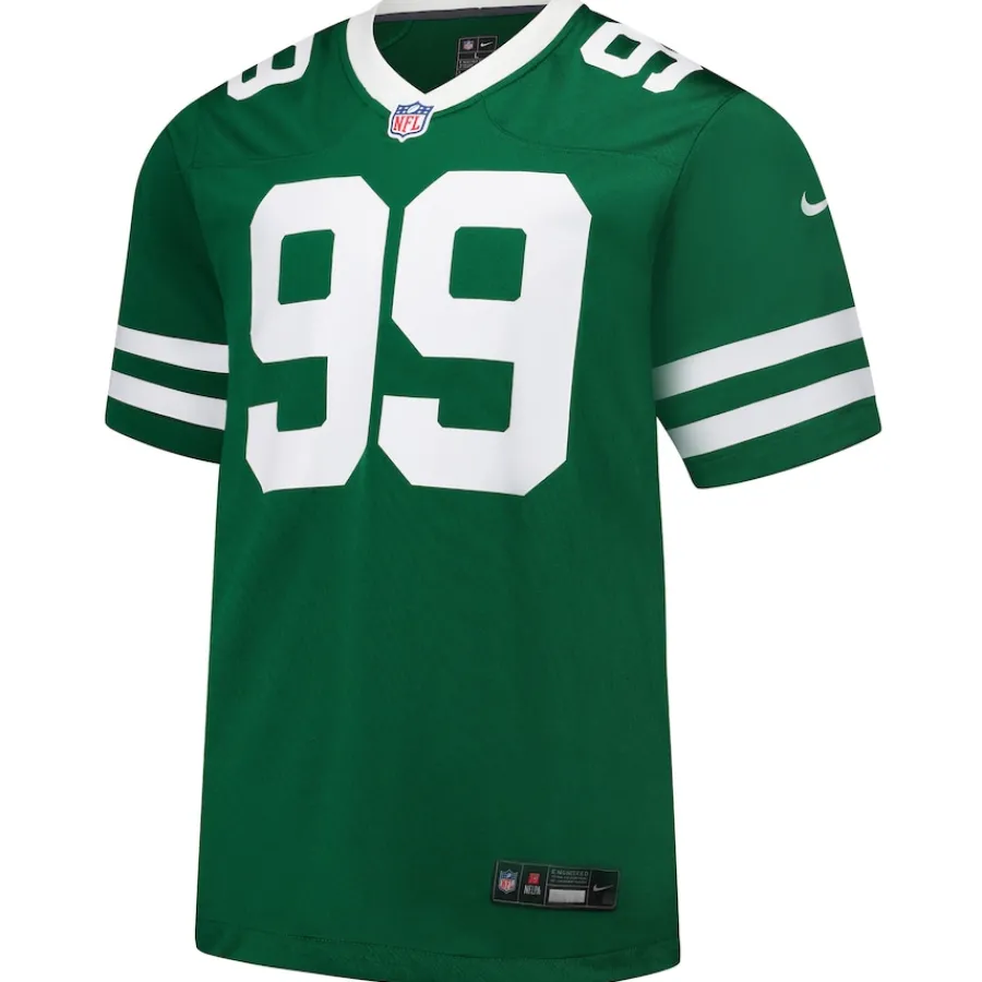 New York Jets Nike Game^Men's Nike Will McDonald IV Legacy Green Team Game Jersey