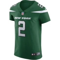 New York Jets Nike Elite^Men's Nike Zach Wilson Gotham Green Vapor Elite Jersey