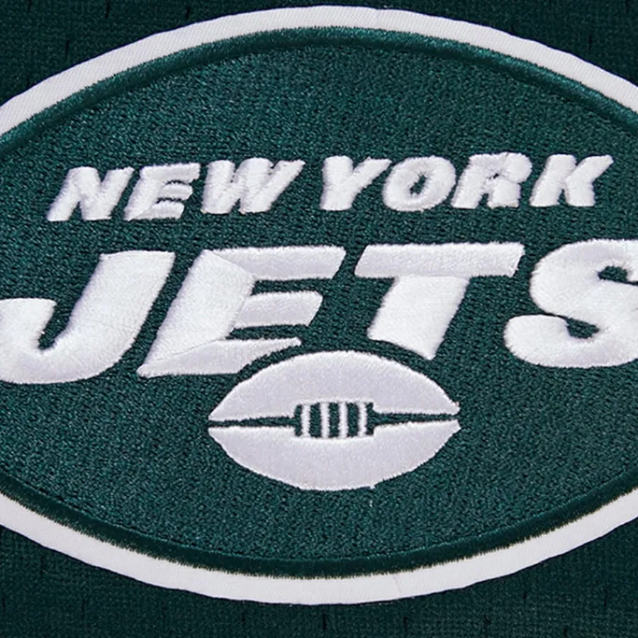 New York Jets Sweaters & Dress Shirts^Men's Pro Standard Ahmad Sauce Gardner Green Mesh Button-Up Baseball Jersey