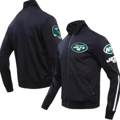 New York Jets Jackets^Men's Pro Standard Black Classic Full-Zip Track Jacket