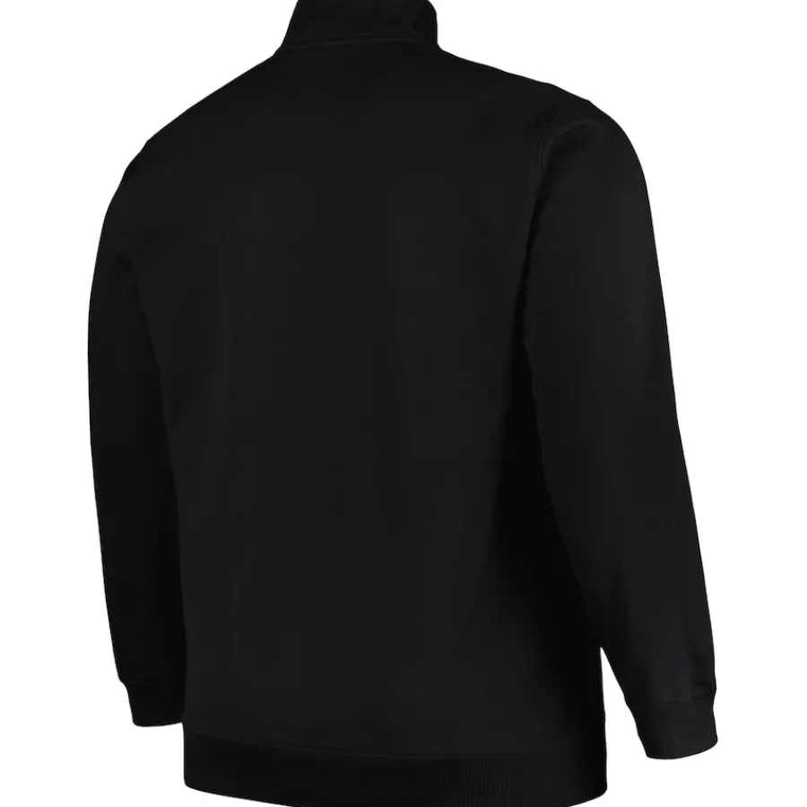 New York Jets Jackets | Sweatshirts & Fleece^Men's Profile Black Big & Tall Fleece Quarter-Zip Jacket