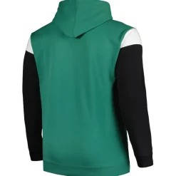 New York Jets Sweatshirts & Fleece | Men^Men's Profile Green Big & Tall Trench Battle Pullover Hoodie