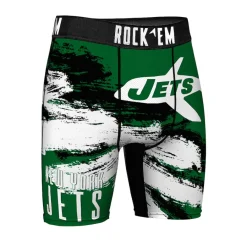 Women New York Jets Underwear & Sleepwear | Underwear & Sleepwear^Men's Rock Em Socks Gridiron Classic Paint Boxer Briefs