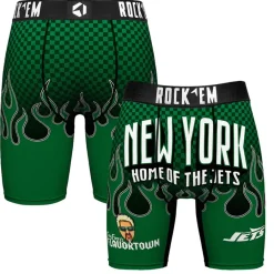 New York Jets Underwear & Sleepwear^Men's Rock Em Socks NFL X Guy Fieri’s Flavortown Boxer Briefs