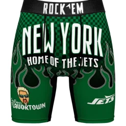 New York Jets Underwear & Sleepwear^Men's Rock Em Socks NFL X Guy Fieri’s Flavortown Boxer Briefs