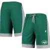 New York Jets Shorts & Pants^Men's Starter Green/Gray Fan Favorite Fashion Shorts