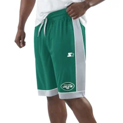 New York Jets Shorts & Pants^Men's Starter Green/White Fan Favorite Fashion Shorts