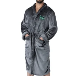New York Jets Underwear & Sleepwear^Men's The Northwest Group Charcoal Bathrobe