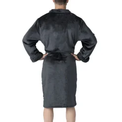 New York Jets Underwear & Sleepwear^Men's The Northwest Group Black Bathrobe