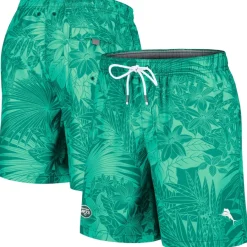 New York Jets Shorts & Pants^Men's Tommy Bahama Green Santiago Palms Board Shorts
