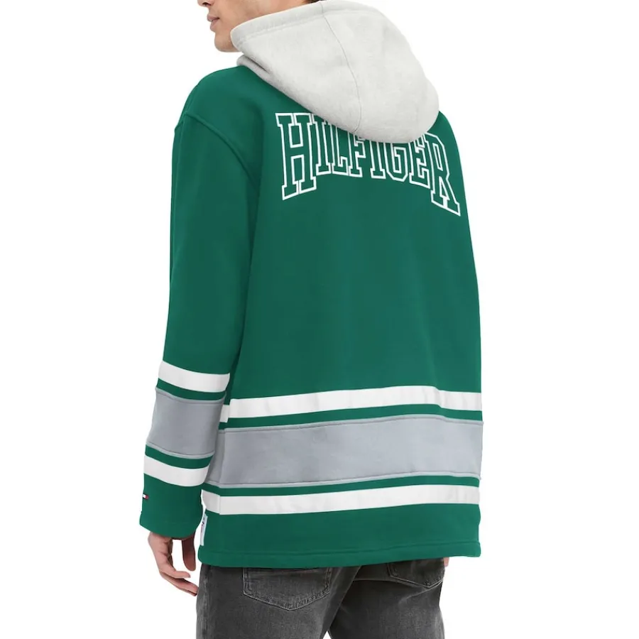 New York Jets Sweatshirts & Fleece | Men^Men's Tommy Hilfiger Green Ivan Fashion Pullover Hoodie