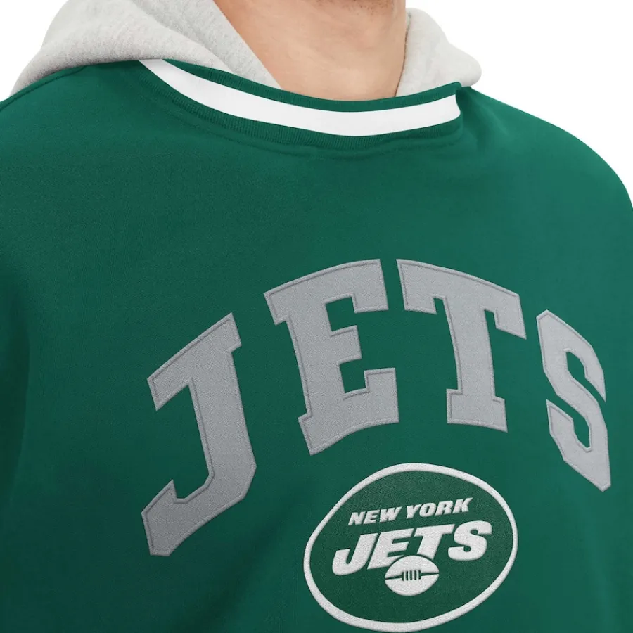 New York Jets Sweatshirts & Fleece | Men^Men's Tommy Hilfiger Green Ivan Fashion Pullover Hoodie