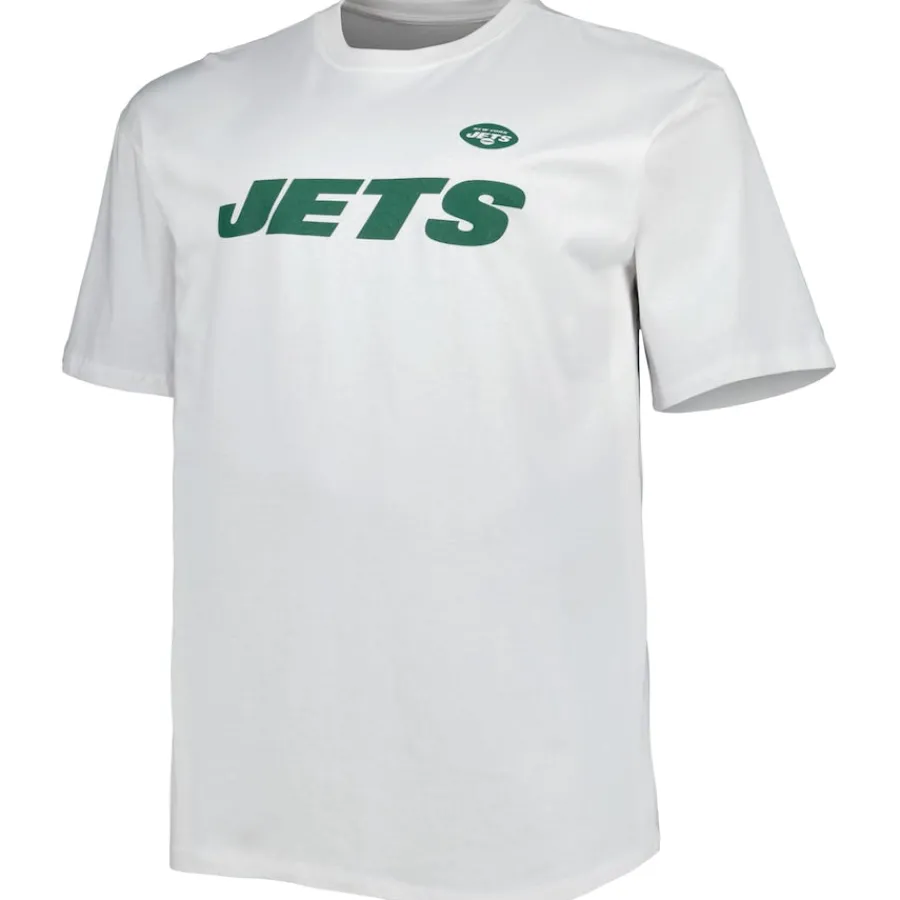 New York Jets Big & Tall^Men's White Big & Tall Hometown Collection Hot Shot T-Shirt
