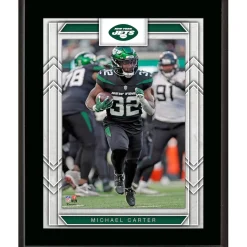 New York Jets Photos | Plaques^Michael Carter Framed 10.5" X 13" Sublimated Player Plaque