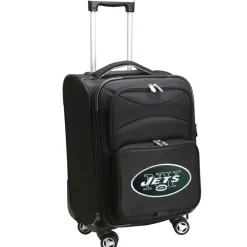 New York Jets Travel | School Supplies^MOJO Black 21" Softside Spinner Carry-On