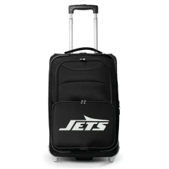 New York Jets Travel | School Supplies^MOJO Black 21" Softside Rolling Carry-On Suitcase