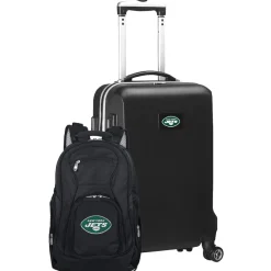 New York Jets Travel | School Supplies^MOJO Black 2-Piece Backpack & Carry-On Set