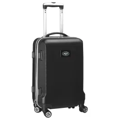 New York Jets Travel | School Supplies^MOJO Black 21" 8-Wheel Hardcase Spinner Carry-On Luggage