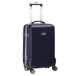 New York Jets Travel | School Supplies^Navy 20" 8-Wheel Hardcase Spinner Carry-On