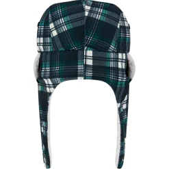 New York Jets Hats | Men^New Era Black Sideline Plaid Sherpa Trapper Hat