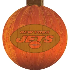 New York Jets Holiday Items | Holiday Decorations^ 12'' Pumpkin Sign