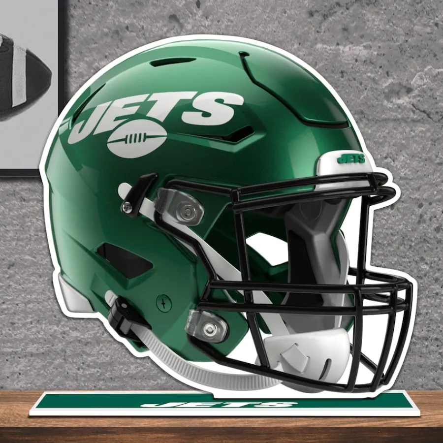 New York Jets Toys & Games | Toys & Outdoor Games^ 10" Speed Helmet Standee