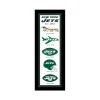 New York Jets Wall Art | Wall Art^ 8" X 26" Established Date And Heritage Framed Wall Art