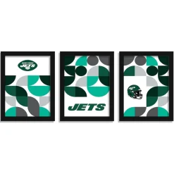New York Jets Picture Frames & Albums^ 12" X 16" Framed Minimalist Print Set
