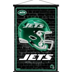 New York Jets Wall Art | Wall Art^ 22.375" X 34" Magnetic Framed Poster