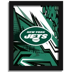 New York Jets Picture Frames & Albums^ 12" X 16" Team Comic Framed Art Print