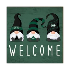 New York Jets Wall Art | Wall Art^ 10'' X 10'' Welcome Gnomes Sign