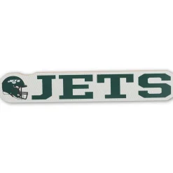 New York Jets Wall Art^ 16.5" X 3" Wood Display Block
