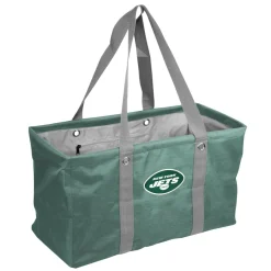 New York Jets School Supplies | Travel^ Crosshatch Picnic Caddy Tote Bag