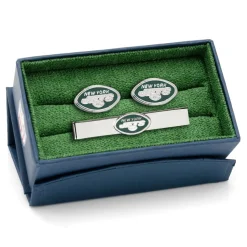 New York Jets Accessories | Jewelry^ Cufflinks & Tie Bar Gift Set