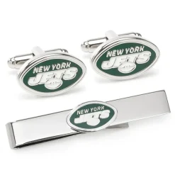 New York Jets Accessories | Jewelry^ Cufflinks & Tie Bar Gift Set
