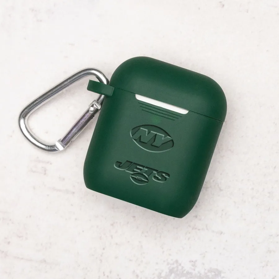 New York Jets Electronics | Electronics^ Debossed Silicone AirPods Case Cover