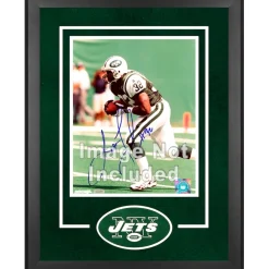 New York Jets Display Cases^ Deluxe 16'' X 20'' Vertical Photograph Frame With Team Logo