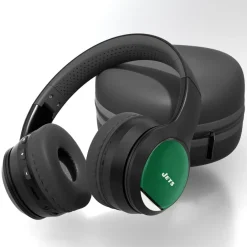 New York Jets Music^ Historic Stripe Wireless Bluetooth Headphones With Case