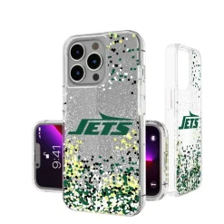 New York Jets Phone Cases | Electronics^ IPhone Glitter Case With Confetti Design