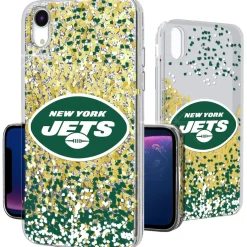 New York Jets Phone Cases | Electronics^ IPhone Glitter Case With Confetti Design