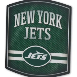 New York Jets Wall Art | Wall Art^ Layered Stripe Metal Sign