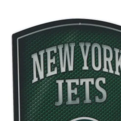 New York Jets Wall Art | Wall Art^ Layered Stripe Metal Sign